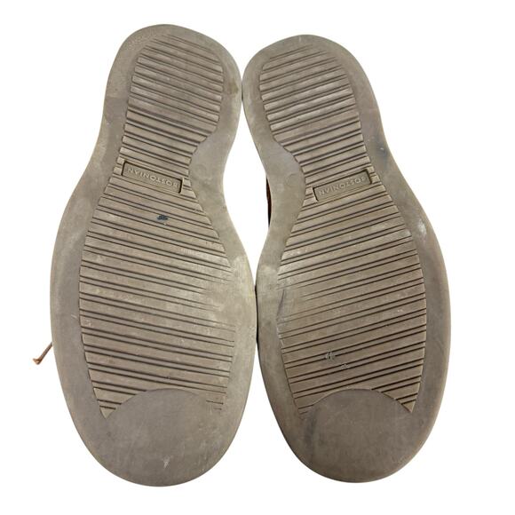 Bostonian Brown Leather Lace Up Almond Toe Rubber Sole Dress Shoes Men's Size 12 - Picture 6 of 6